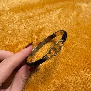 Gucci Black and Gold Chain Bangle
